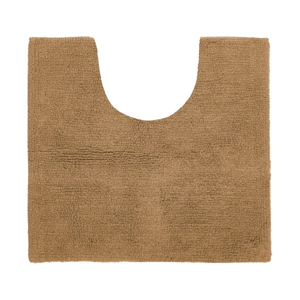 Koňakově hnědá koupelnová předložka 50x45 cm Riva - Tiseco Home Studio