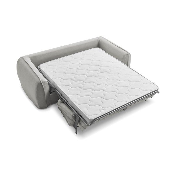 Světle šedá pohovka na každodenní spaní/rozkládací 216 cm Archimede – Bobochic Paris-image-4