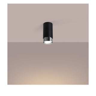 Stropní svítidlo v černo-stříbrné barvě Crown – Nice Lamps