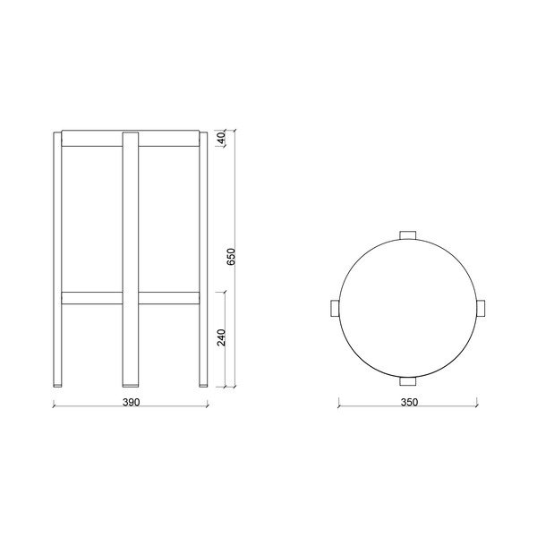 Žlutá ocelová stolička Doon – noo.ma-image-3