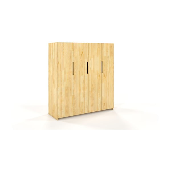 Šatní skříň z borovicového dřeva 170x180 cm Bergman - Skandica