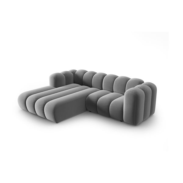 Světle šedá rohová pohovka (levý roh) Lupine – Micadoni Home-image-1