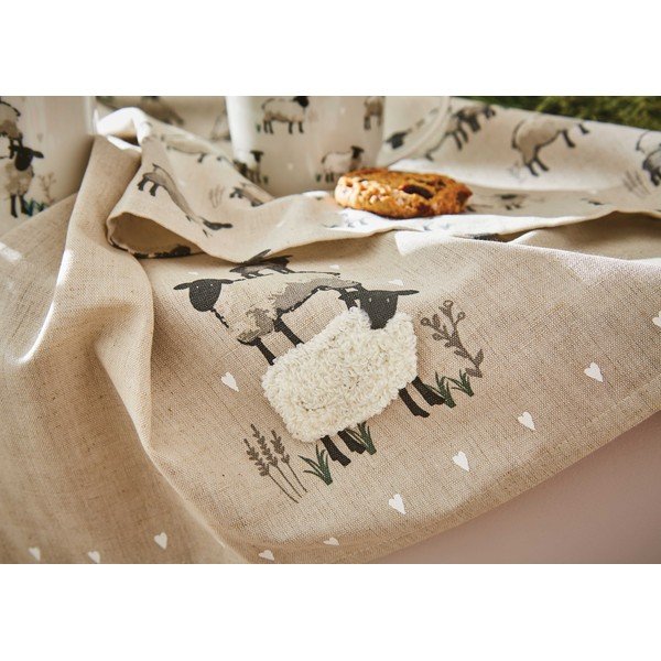 Utěrky v sadě 3 ks s příměsí lnu 45x65 cm Highland Sheep – Cooksmart ®-image-2