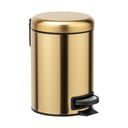 Pedálový odpadkový koš z nerezové oceli ve zlaté barvě 3 l Leman – Wenko