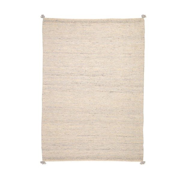 Krémový koberec s příměsí vlny 200x300 cm Carime – Kave Home