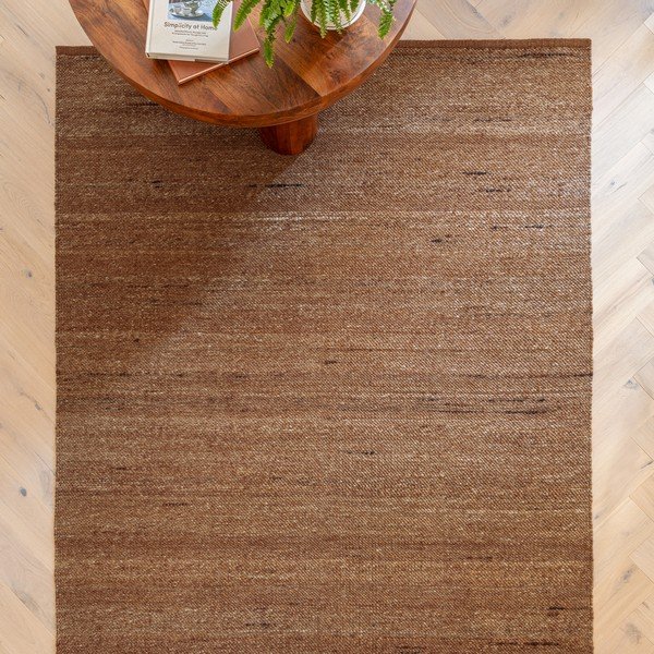 Oboustranný/ručně tkaný koberec s příměsí vlny v terakotové barvě 120x170 cm Birkdale Rust – Asiatic Carpets-image-1