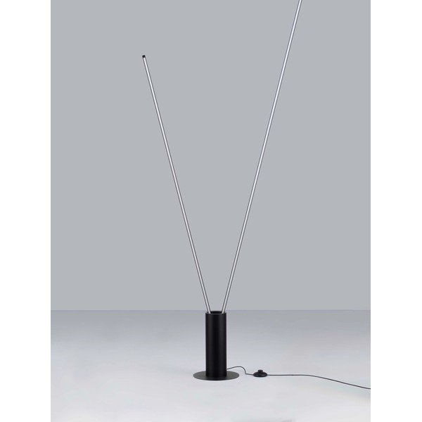 Matně černá kovová LED stojací lampa s ohybatelnou konstrukcí (výška 181 cm) Kimolia – Nova Luce-image-3