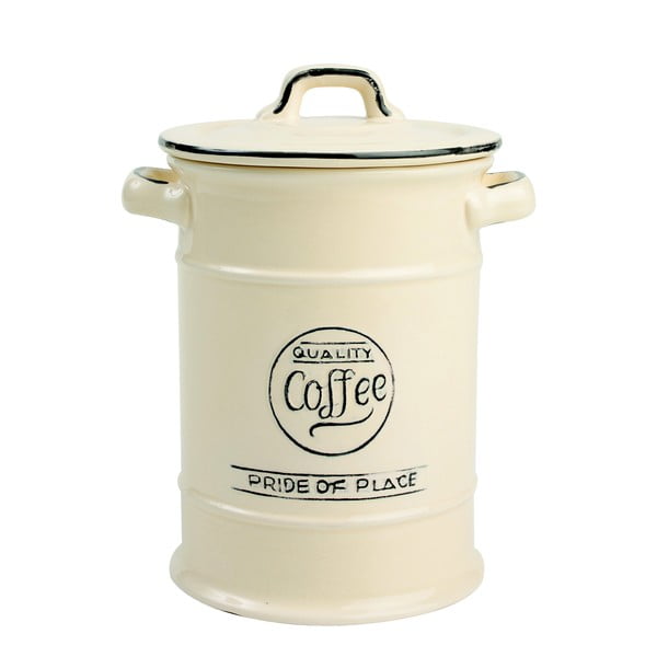 Krémová keramická dóza na kávu T&G Woodware Pride Of Place
