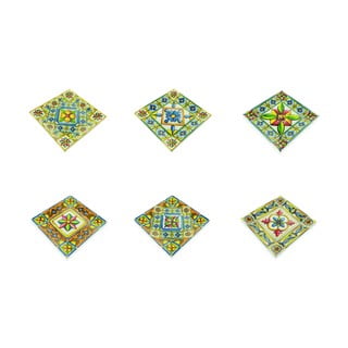 Sada 6 porcelánových talířů Villa d'Este Costiera