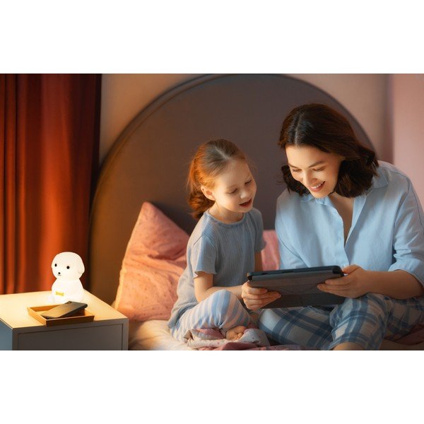 Bílé dětské noční světlo Leo – Fischer & Honsel-image-2