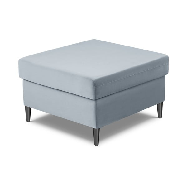 Světle modrá sametová podnožka Kyoto – Cosmopolitan Design-image-2