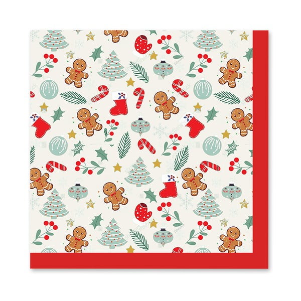 Ubrousky v sadě 20 ks 33x33 cm Cookie – Homéa