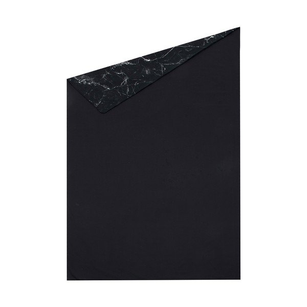 Černé povlečení na jednolůžko z bavlněného perkálu Westwing Collection, 150 x 220 cm-image-2