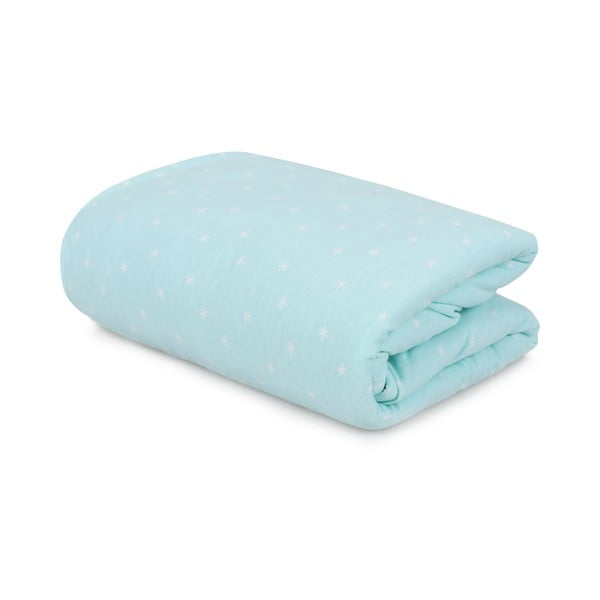Tyrkysová bavlněná dětská deka 100x80 cm Sunny - Mijolnir-image-2