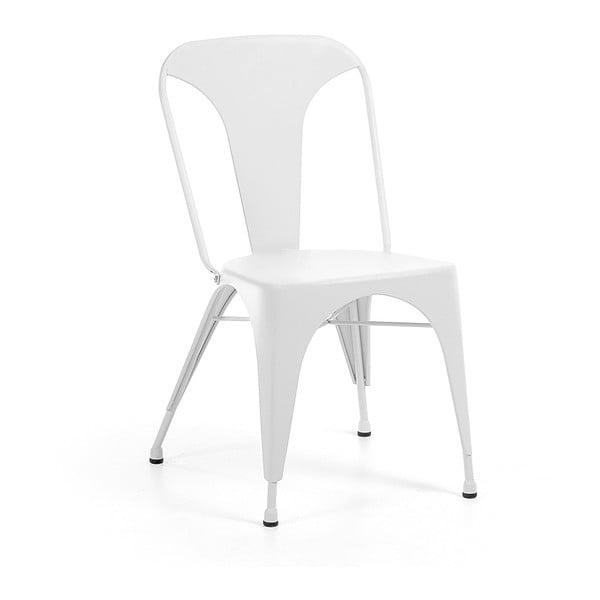 Sada 4 bílých židlí La Forma Malibu