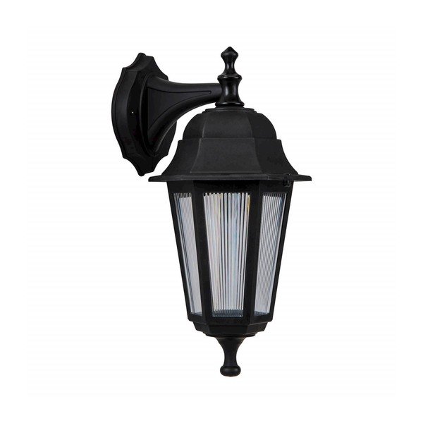 Černé nástěnné venkovní svítidlo Homemania Decor Hanna