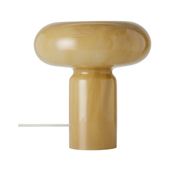 Khaki skleněná stolní lampa (výška 28 cm) Aurora – Ellos Home