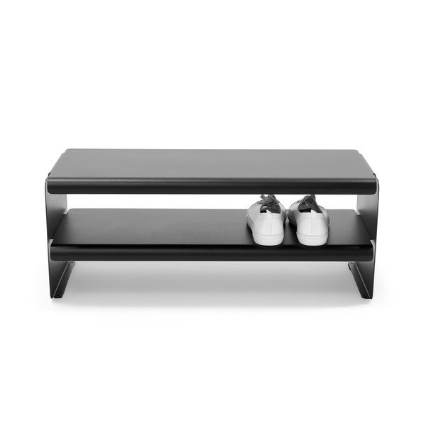 Černý ocelový botník 71,5x28x31 cm Linea – Spinder Design