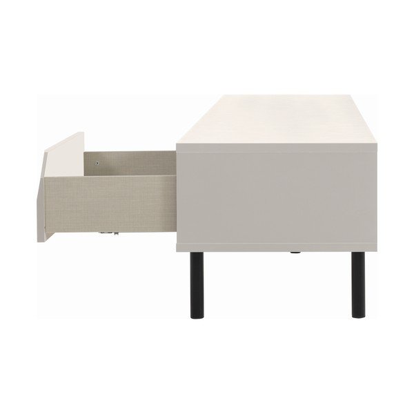 Bílý TV stolek 177x39 cm Corner - Tenzo-image-2