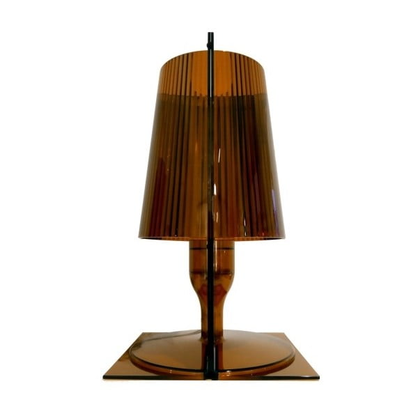 Hnědá stolní lampa Kartell Take