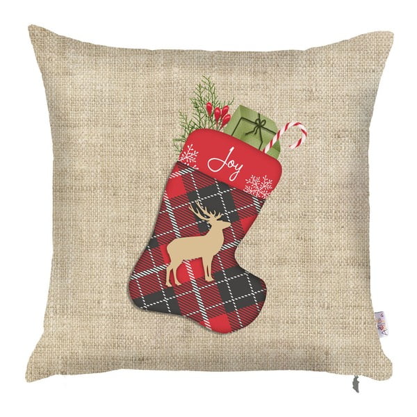 Vánoční povlak na polštář Mike & Co. NEW YORK Honey Festive, 43 x 43 cm