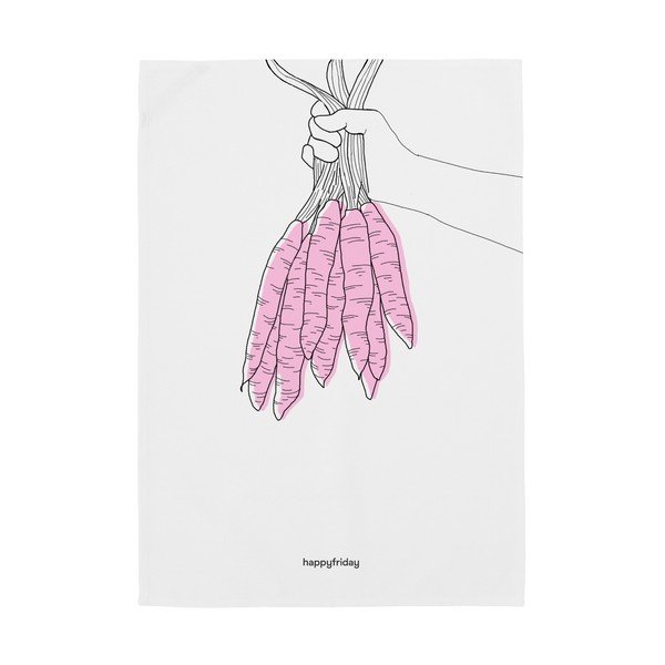 Bavlněné utěrky v sadě 2 ks 50x70 cm Carrots – Happy Friday-image-2