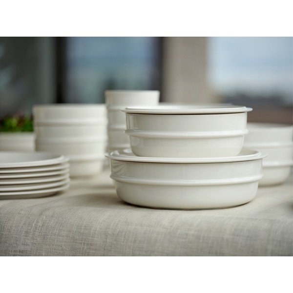 Krémová porcelánová polévková miska 600 ml Eau – Zone-image-3