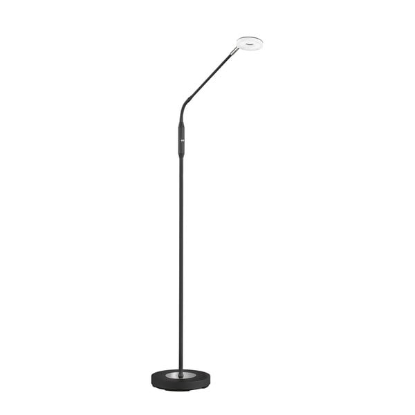 Černá LED stmívatelná stojací lampa (výška 150 cm) Dent – Fischer & Honsel