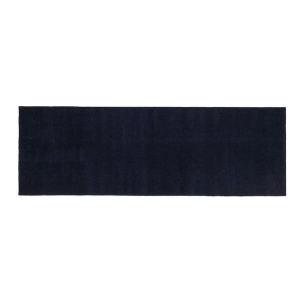 Tmavě modrá rohožka tica copenhagen Unicolor, 67 x 200 cm