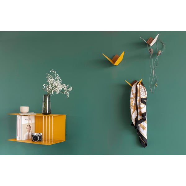 Okrově žlutá kovová police Teaser – UMAGE-image-1