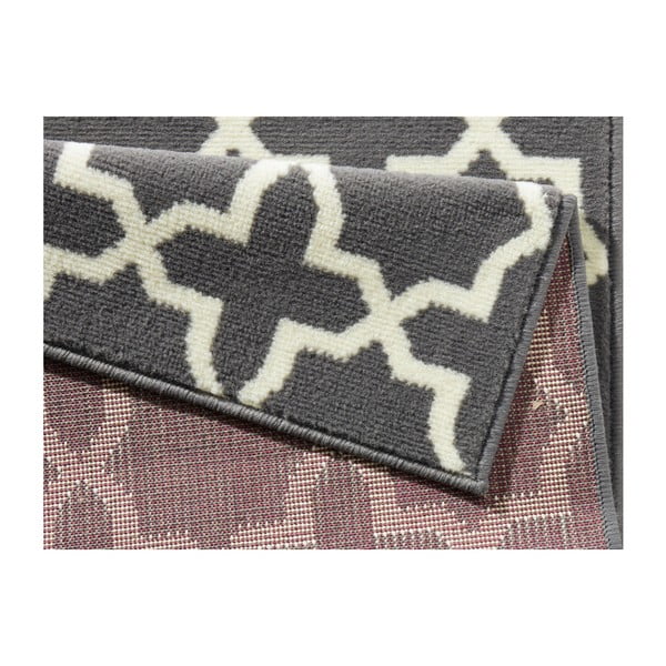 Šedo-bílý běhoun Hanse Home Basic Glam, 80 x 200 cm-image-3