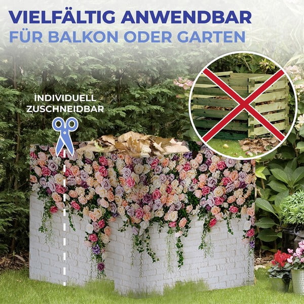 Balkonová zástěna 500x85 cm Roses - Maximex-image-1