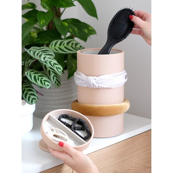 Světle růžový koupelnový organizér – Stackers-image-1