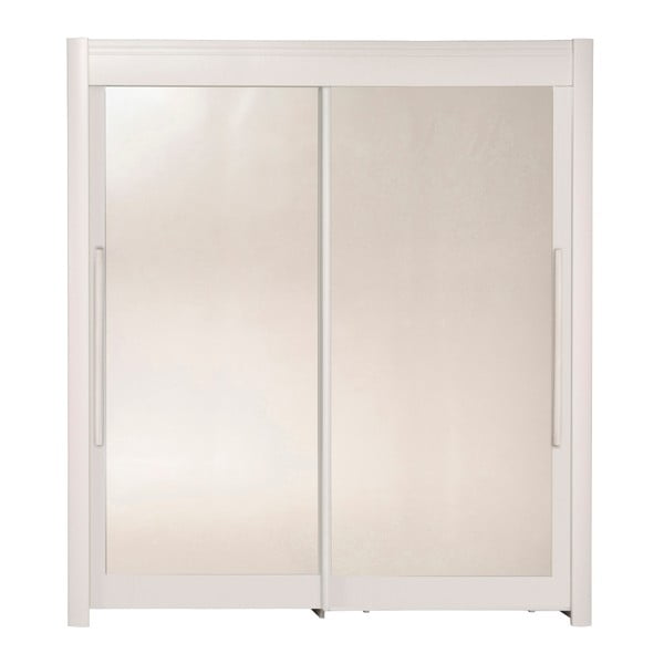 Bílá šatní skříň s posuvnými dveřmi Parisot Adorlée, šířka 180 cm