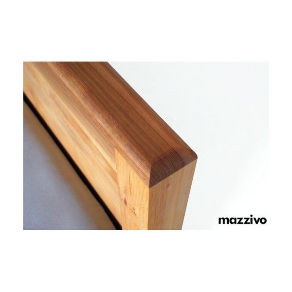 Postel Bolsano z olšového dřeva, 160x200 cm, bezbarvý vosk-image-2