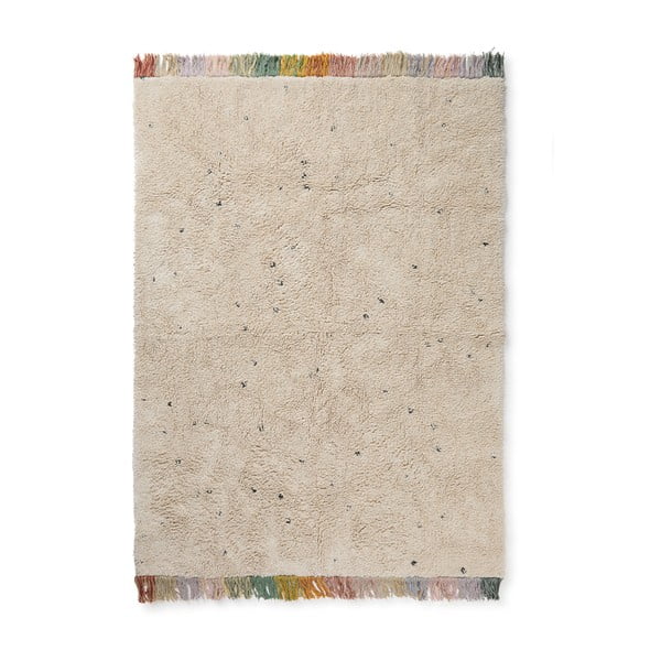 Krémový pratelný ručně tkaný bavlněný dětský koberec 170x240 cm Stardust – Lorena Canals