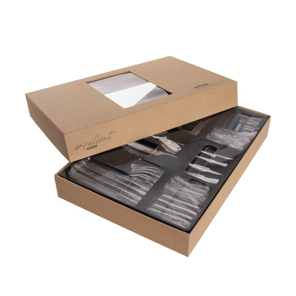 Nerezový příbor 24 ks ve stříbrné barvě Mirror – Orion-image-4