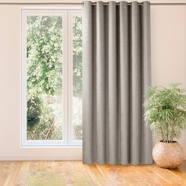 Světle hnědý závěs 140x225 cm Milana – Homede-image-4