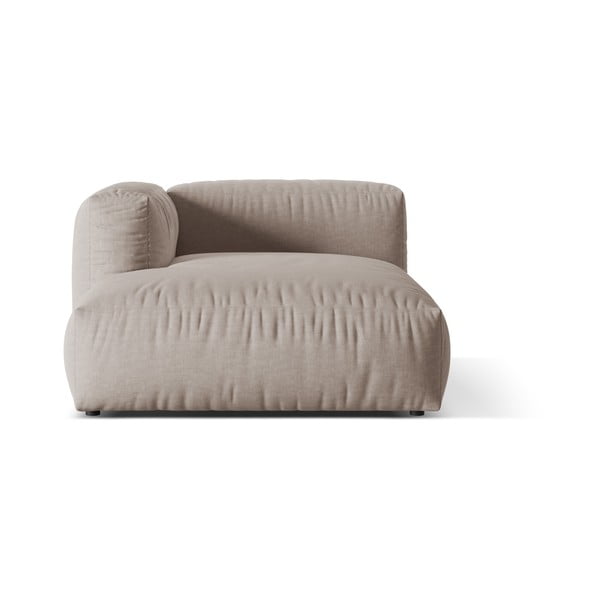 Béžový modul pohovky (levý roh) Martina – Micadoni Home