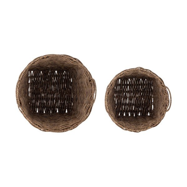 Obaly na květináče v sadě 2 ks z umělého ratanu ø 35 cm Cestina – Bloomingville-image-4