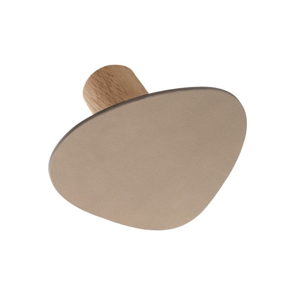 Šedobéžový nástěnný ocelový háček Dot S Nupo – LIND DNA