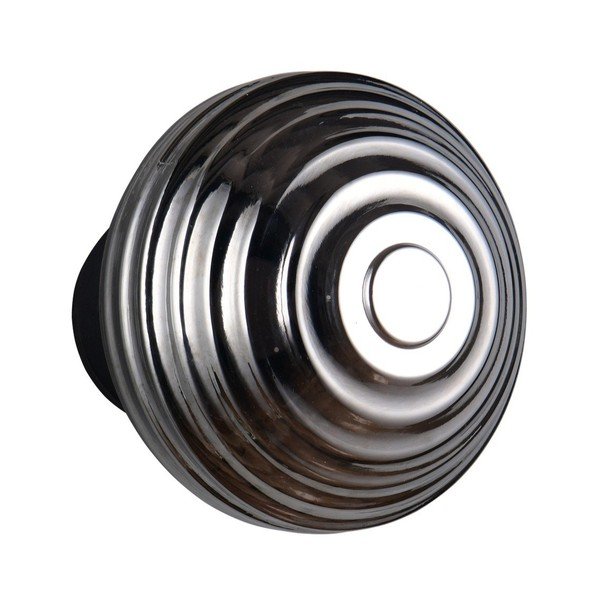 Tmavě šedé skleněné LED nástěnné svítidlo na USB ø 15,5 cm Earl – Reality