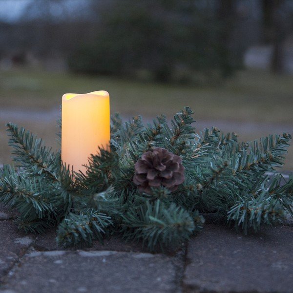 Bílo-zelená světelná dekorace s vánočním motivem Serene – Star Trading-image-1