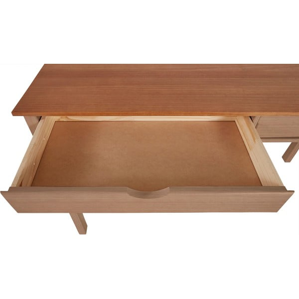 Pracovní stůl z borovicového dřeva Støraa Gava, délka 140 cm-image-4