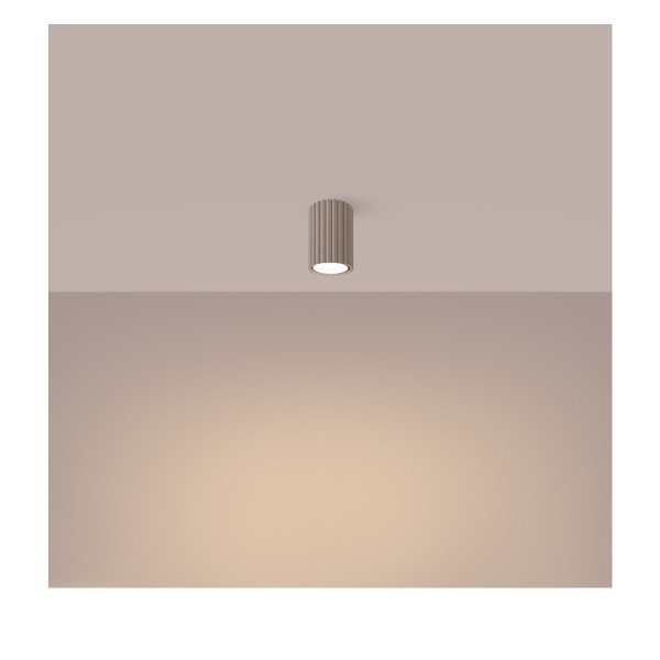 Taupe kovové bodové svítidlo ø 6,5 cm Gleam – Sollux-image-1