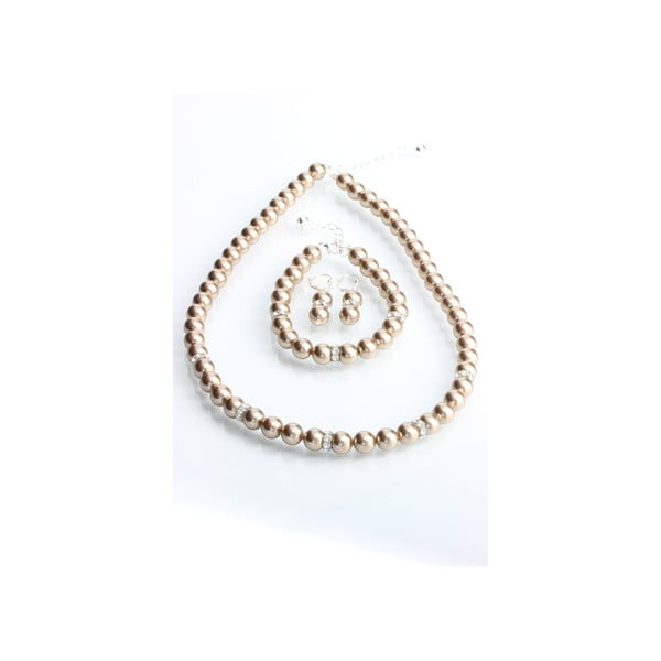 Set náušnice, náramku a náhrdelníku Laura Bruni Pearl Mix