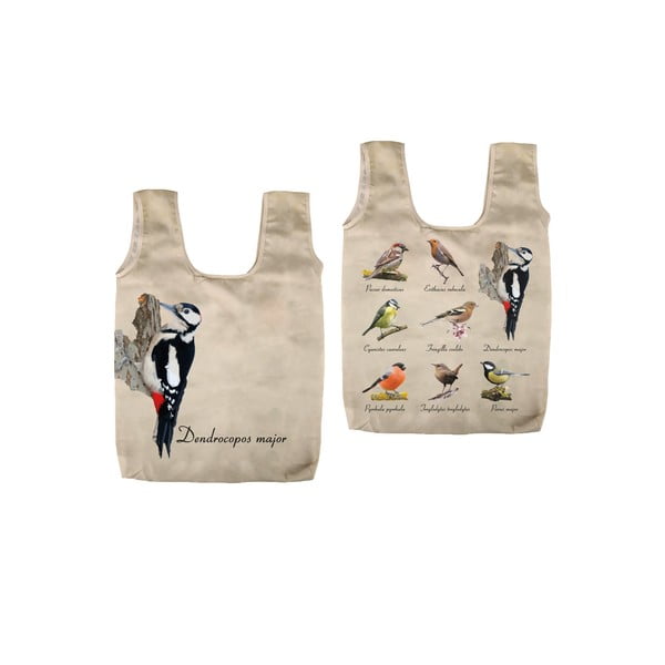 Skládací taška s potiskem ptáčků Esschert Design Fly-image-2