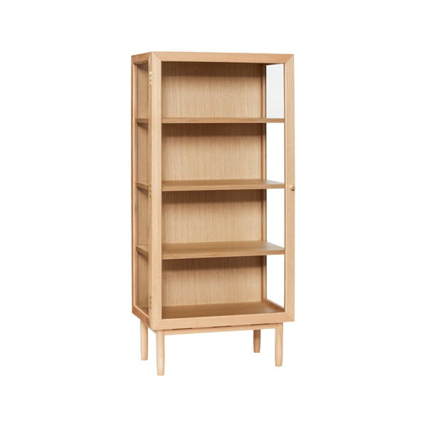 Vitrína z dubového dřeva 60x130 cm Kaiser – Hübsch-image-4