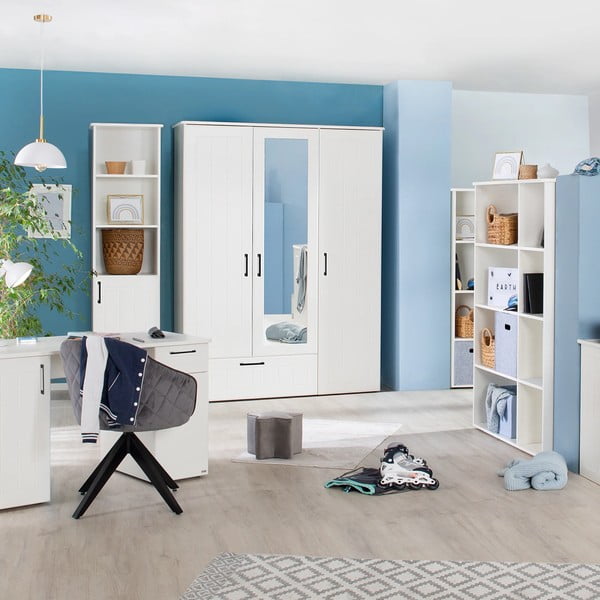 Bílá dětská knihovna 111x146 cm Sylt – Roba-image-1