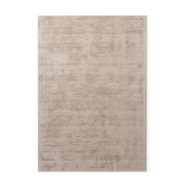 Béžový ručně tkaný koberec z viskózy 80x150 cm Noemi – Vikosa